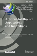 Cover: Artificial Intelligence Applications and Innovations - Springer
