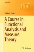Cover: A Course in Functional Analysis and Measure Theory - Springer
