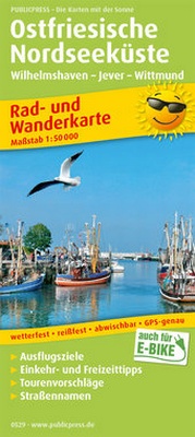 Abbildung von: Ostfriesische Nordseeküste, Wilhelmshaven - Jever - Wittmund - Freytag-Berndt und ARTARIA