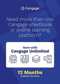 Enlarge image Cover: Cengage Unlimited, Multi-Term (12 Months) Printed Access Card - Cengage Learning