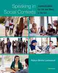 Cover: Speaking in Social Contexts - The University of Michigan Press