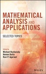 Cover: Mathematical Analysis and Applications - Wiley