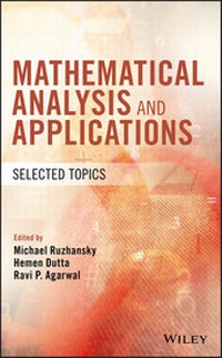 Abbildung von: Mathematical Analysis and Applications - Wiley