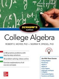 Abbildung von: Schaum's Outline of College Algebra, Fifth Edition - McGraw-Hill Education