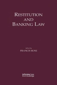 Abbildung von: Restitution and Banking Law - Informa Law