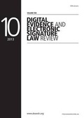 Cover: Digital Evidence and Electronic Signature Law Review: Volume 10 - Pario Communications Limited