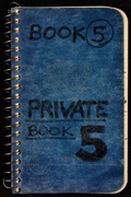 Cover: Lee Lozano - Private Book 5 - Karma
