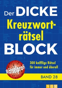 Abbildung von: Der dicke Kreuzworträtsel-Block Band 28 - Naumann & Göbel
