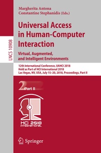 Abbildung von: Universal Access in Human-Computer Interaction. Virtual, Augmented, and Intelligent Environments - Springer