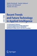 Cover: Recent Trends and Future Technology in Applied Intelligence - Springer