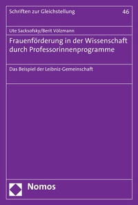 Abbildung von: Frauenförderung in der Wissenschaft durch Professorinnenprogramme - Nomos