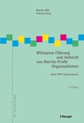 Cover: Wirksame F&uuml;hrung und Aufsicht von Not-for-Profit-Organisationen - Haupt Verlag