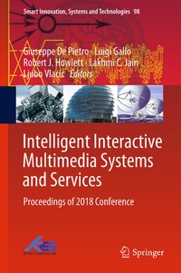Enlarge image Cover: Intelligent Interactive Multimedia Systems and Services - Springer