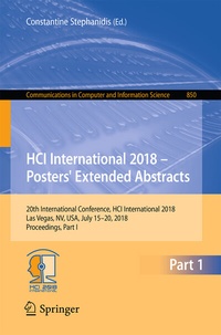 Abbildung von: HCI International 2018 - Posters' Extended Abstracts - Springer
