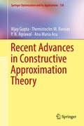 Cover: Recent Advances in Constructive Approximation Theory - Springer