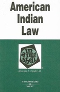 Cover: American Indian Law in a Nutshell - West Group Publishing