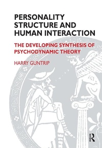 Enlarge image Cover: Personality Structure and Human Interaction - Routledge