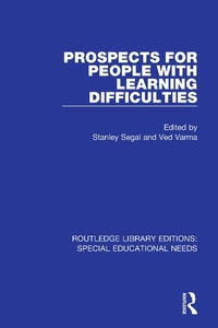 Enlarge image Cover: Prospects for People with Learning Difficulties - Routledge