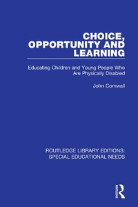 Enlarge image Cover: Choice, Opportunity and Learning - Routledge