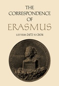 Cover: The Correspondence of Erasmus - University of Toronto Press
