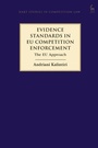 Cover: Evidence Standards in EU Competition Enforcement - Hart Publishing