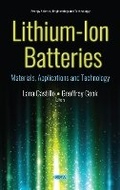 Cover: Lithium-Ion Batteries - Nova Science Publishers Inc