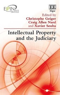 Enlarge image Cover: Intellectual Property and the Judiciary - Edward Elgar Publishing