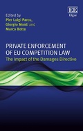 Cover: Private Enforcement of EU Competition Law - Edward Elgar Publishing