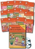 Cover: Learn French with Luc et Sophie 1ere Partie (Part 1) Starter Pack Years 3-4 (2nd edition) - Brilliant Publications