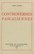 Cover: Controverses Pascaliennes - Klincksieck
