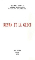 Cover: Renan Et La Grece - Klincksieck