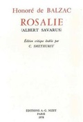 Cover: Rosalie (Albert Savarus) - Klincksieck