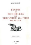 Cover: Etudes Et Recherches Sur Theophile Gautier Prosateur - Klincksieck