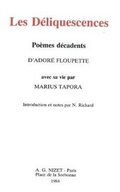 Cover: Les Deliquescences, Poemes Decadents d'Adore Floupette - Klincksieck