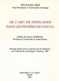 Cover: de l'Art de Persuader Dans Les Pensees de Pascal - Klincksieck