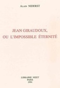 Cover: Jean Giraudoux, Ou l'Impossible Eternite - Klincksieck