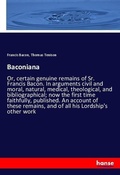 Cover: Baconiana - Hansebooks