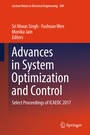 Cover: Advances in System Optimization and Control - Springer
