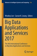 Cover: Big Data Applications and Services 2017 - Springer