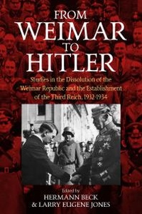 Enlarge image Cover: From Weimar to Hitler - Berghahn Books