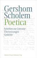 Cover: Poetica - J&uuml;discher Verlag im Suhrkamp Verlag
