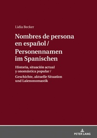 Abbildung von: Personennamen im Spanischen / Nombres de persona en español - Peter Lang Verlag