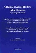 Cover: Additions to Alfred Holder's Celtic Thesaurus by Georges Cousin - CMCS Publications