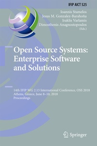 Enlarge image Cover: Open Source Systems: Enterprise Software and Solutions - Springer