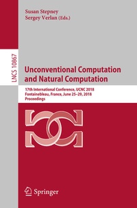 Enlarge image Cover: Unconventional Computation and Natural Computation - Springer