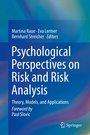 Cover: Psychological Perspectives on Risk and Risk Analysis - Springer
