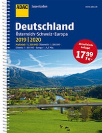 Abbildung von: ADAC Superstraßen Deutschland, Österreich, Schweiz & Europa 2019/2020 1:200 000 - ADAC Reiseführer