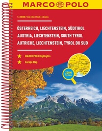 Abbildung von: MARCO POLO Reiseatlas Österreich, Liechtenstein, Südtirol 1:200.000 - MARCO POLO ein Imprint von MAIRDUMONT
