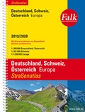 Cover: Falk Stra&szlig;enatlas Deutschland, Schweiz, &Ouml;sterreich, Europa 2019/2020 1 : 300 000 - FALK, OSTFILDERN
