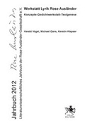 Cover: Werkstatt Lyrik Rose Ausl&auml;nder - Verlag Ralf Liebe